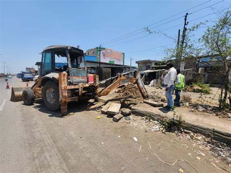 Illegally connected sewer connections demolished in Pipodara GIDC; An ...