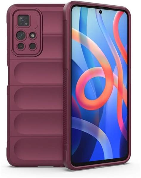 MOBITUSSION Silicone Matte Back Cover Designed for Redmi Note 11T 5G ...