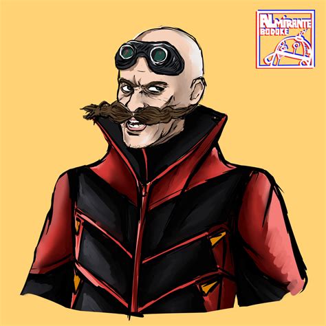 Jim Carrey Eggman Sonic Movie - SKETCH by AlmiranteBodoke on DeviantArt
