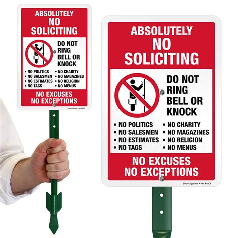 10 Best No Soliciting Signs to Deter Unwanted Visitors