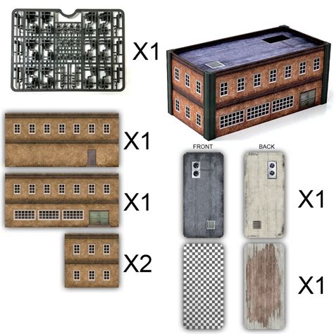 Buy Metropolis Cityscape: Small and Medium Rectangle Concrete Buildings ...