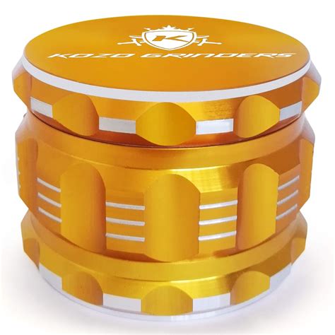 Buy Kozo Best Herb Grinder [Upgraded Version] Large 4 Piece, 2.5" Gold ...