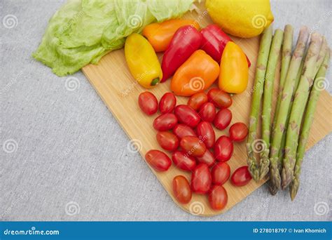 Table of Vegetables and Green Grass Stock Image - Image of food, wooden ...