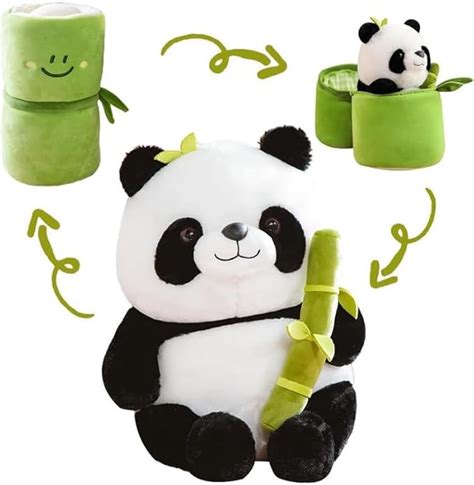 Buy AVS Teddy Cute Panda Plush Pillow Panda in Bamboo Plush Toy Animal ...
