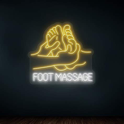 Buy Foot Massage Neon Sign India | LED Spa & Salon Signage