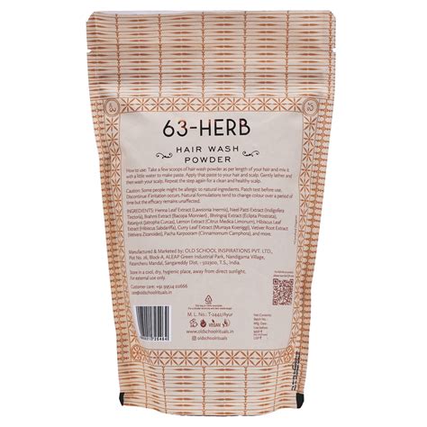 Buy Best Herbal Hair Wash Powder Online - Old School Rituals