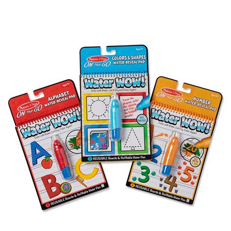 Buy Melissa & Doug Melissa And Doug Water Wow! Activity Book Learning ...
