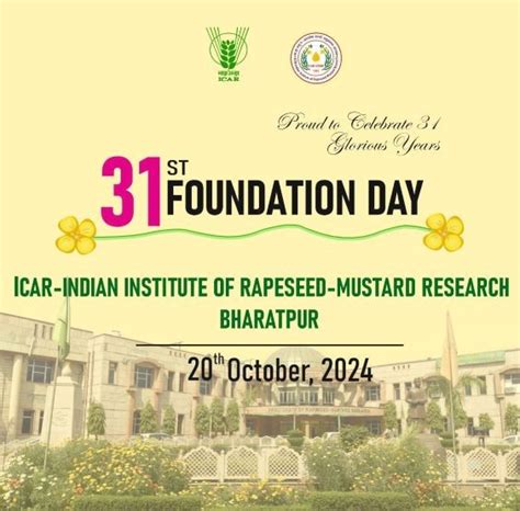 Welcome to ICAR-Directorate of Rapeseed-Mustard Research, Bharatpur ...