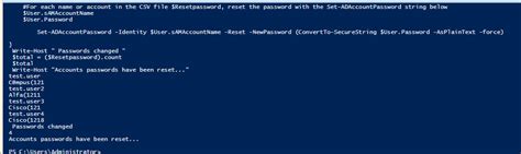 Image result for Write PowerShell Script for Password Reset