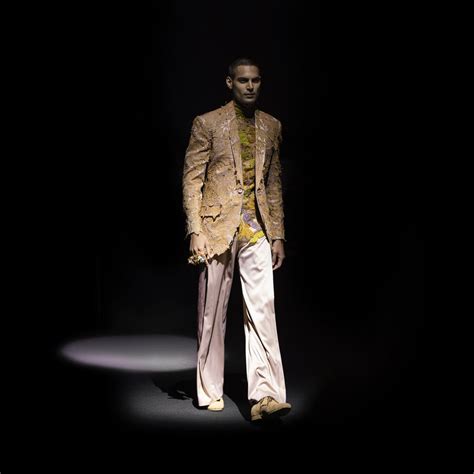 One Button Style Jacket Metallic Delicate Embroidery – Abhishek Sharma