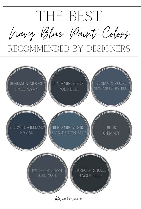 Best Navy Blue Paint Colors 2020 at Carolyn Smallwood blog