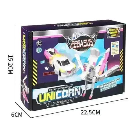 Deformation Unicorn Car | Shape Changing Crash Car Unicorn For Kids