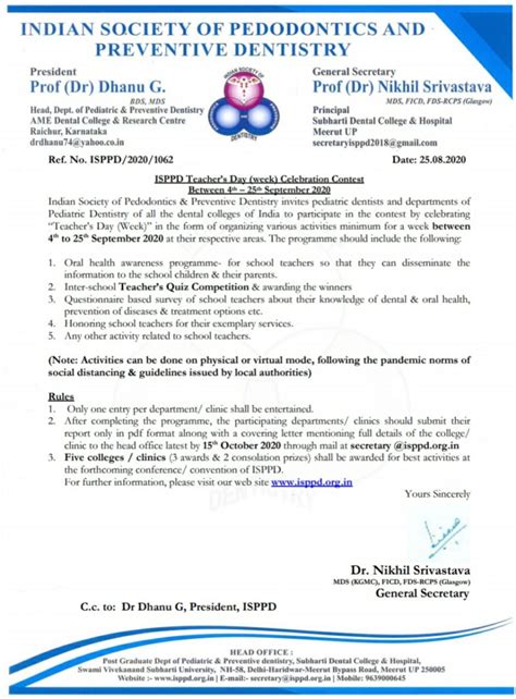 Indian Society of Pedodontics and Preventive Dentistry