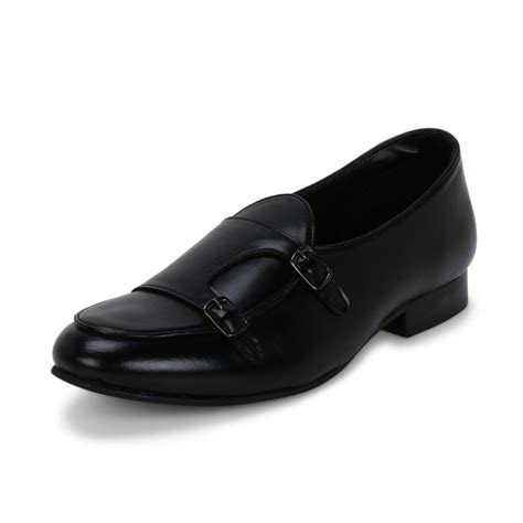 Bello Black Double Monk Loafers – THE BRAT ARMY
