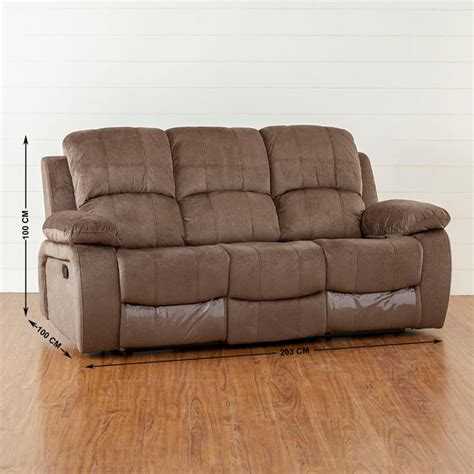 Buy Lawson Textured Three-Seater Recliner from Home Centre at just INR ...