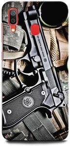 ORBIQE Back Cover for SAMSUNG Galaxy A20 SM-A205FZBGINS GUN, PISTOL ...