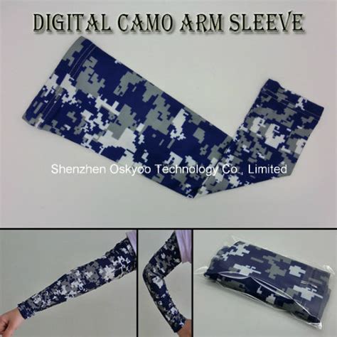 China Custom Logo Digital Camo Arm Sleeves with Sublimated Printing ...