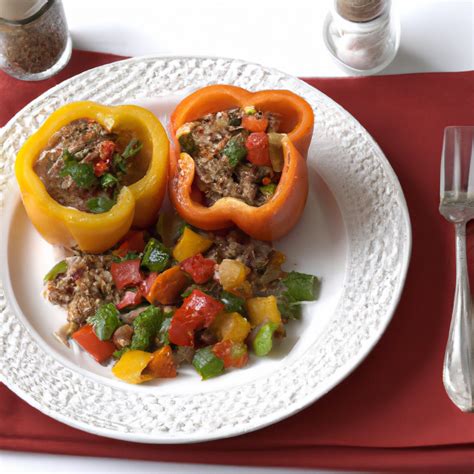 Exploded (Un-Stuffed) Bell Peppers – Recipe Wise