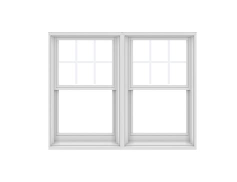 ANDERSEN Windows 400 Series Twin Double Hung 59-3/8" Wide Equal Sash V ...