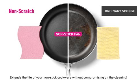 Scotch-Brite Plastic Utensil Non Scratch Scrub Sponge-Pack of 6 ...