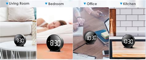 Buy JUKKRE Digital Alarm Clock, New LED Clock, Small Electronic Clock ...