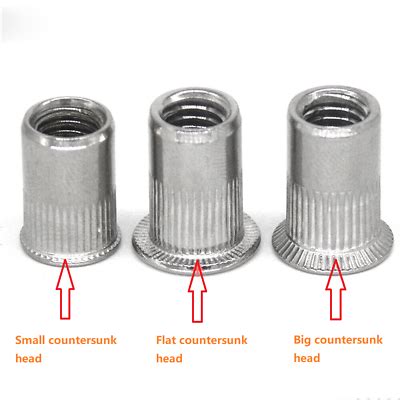 Silver Metal Rivet Insert Nut