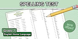 Gr 5 Spelling Lists