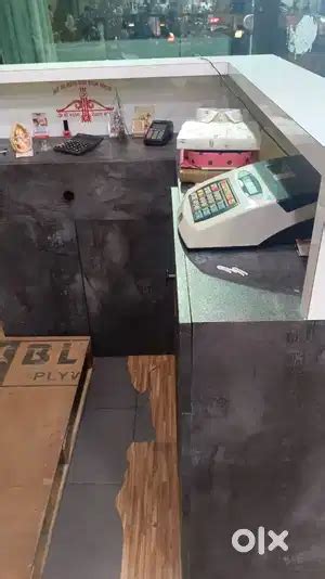 Table with toughened glass and cash counter - Other Household Items ...
