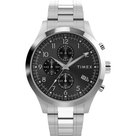 TIMEX Trend Black Round Dial Analog Men's Watch - TW2Y01400UJ