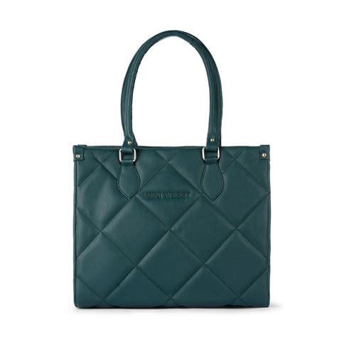 Parker Dark Green Tote – Miniwesst