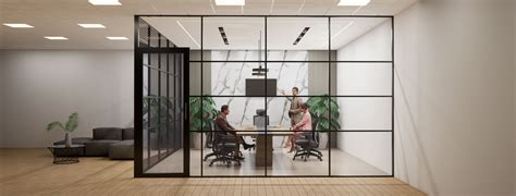 Small Glass Office Partitions Collection by Zen Furniture