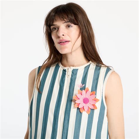 adidas Originals Summer Glow Reversible Vest Wonder White/ Tech Green ...