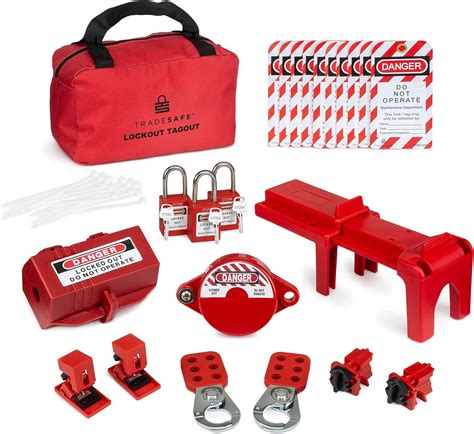 Buy TRADESAFE Lockout Tagout Kit with Loto Locks for Gate Valves, Ball ...