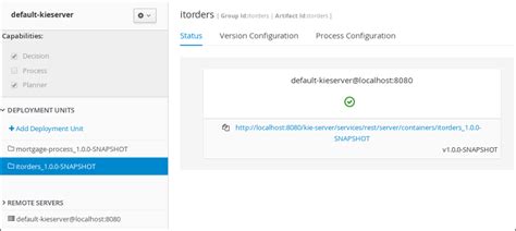 Chapter 7. Deploying and testing the IT order case project | Getting ...