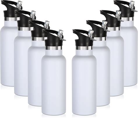 Volhoply 17oz Insulated Water Bottle Bulk 8 Pack,Stainless Steel Kids ...