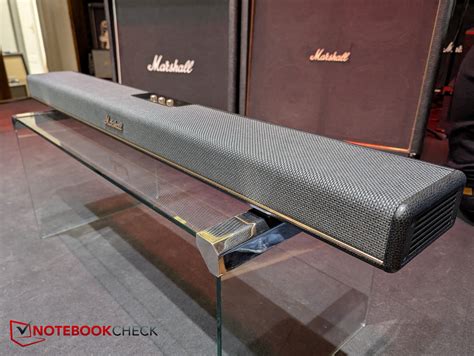 Marshall's first-ever soundbar thinks outside the black plastic box ...