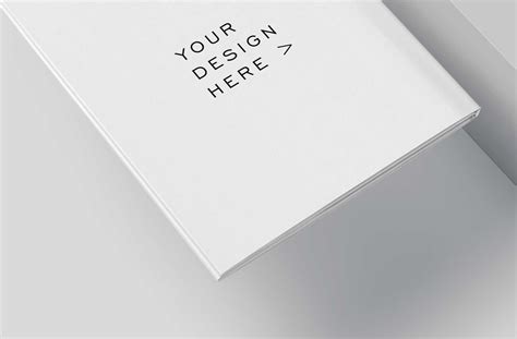 Floating Square Hardcover Book Mockup Premium Display | ZippyPixels