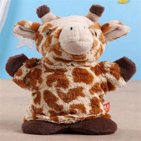 Wild Republic Polyester Hand Puppet Giraffe — Toycra