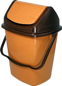 Wonder Delight Swing Lid Dustbin for Home, Kitchen & Office, 1 Pc, 7 ...