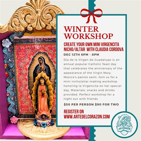 Create your own mini Virgencita Nicho/altar With Claudia Cordova, 80 ...