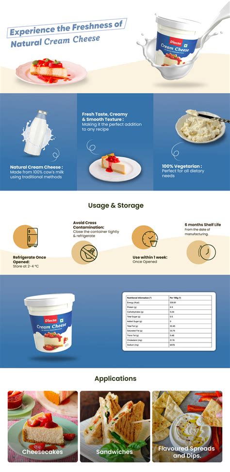 Cream Cheese 1 kg | Buy Online - D'lecta