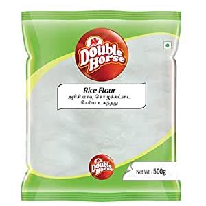 Double Horse Powder White Rice Flour, 500g : Amazon.in: Grocery ...