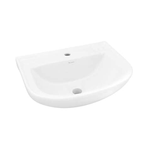 PARRYWARE INDUS Standard Series Wall Mounted WASH Basin (White) with ...