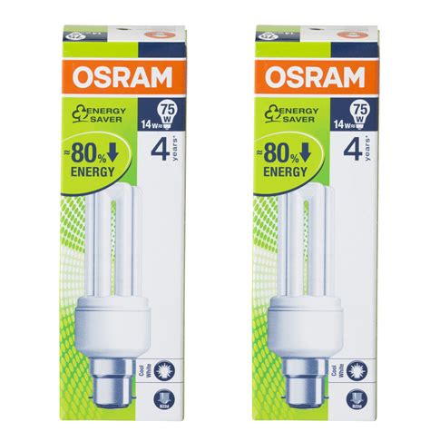 Buy Silver Star Casting Company Osram T2 B22 Base 14-Watt Retrofit CFL ...