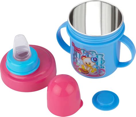 Buy LuvLap Little Dolphin Sipper, Soft Silicone Spout, Anti-Spill ...