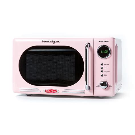 Nostalgia Retro Compact Countertop Microwave Oven 0 7 Cu Ft ...