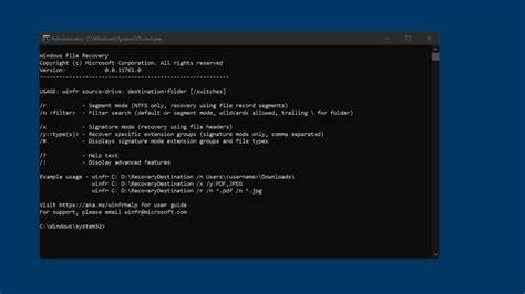 Windows File Recovery 的图像结果
