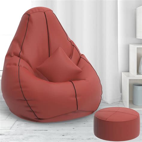 Biggie Bean Bag with Beans Filled 4XL Bean Bag with Free Cushion and ...