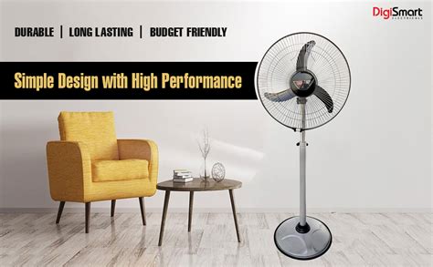 Buy DIGISMART High Speed 2400 RPM Mark-1 (16 Inches) 400 MM Bullet Fan ...