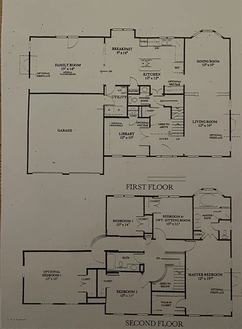 Winchester Model Home Floor Plans My Very First Floor Plan From The